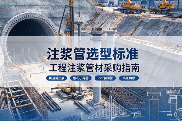 阳新注浆管选型标准